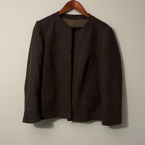 Sophisticated Black Women's Blazer - likely 💯 WOOL